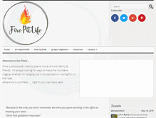 Tablet Screenshot of firepitlife.com